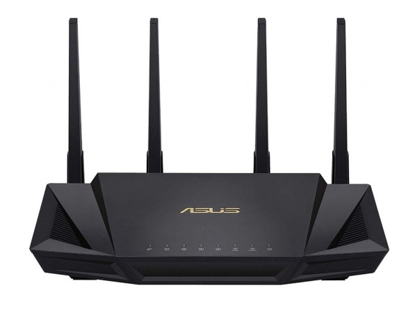 Asus Wi-Fi Ruter RT-AX58U Wireless AX3000 Dula-Band, USB, MU-MIMO, AiMesh, Black