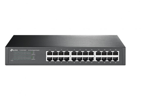 TP Link TL-SG1024D  Gigabit 10/100/1000 Switch, (294*180*44 mm) desktop/ rackmount
