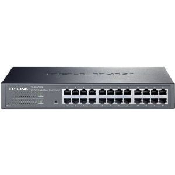TP-Link TL-SG1024DE EasySmart upravljiv svič 24-port Gigabit 10/100/1000Mb/s desktop/ 19'' rack, VLAN 802.1Q /MTU/Port, QoS 802.1p priority, Rate limit, IGMP