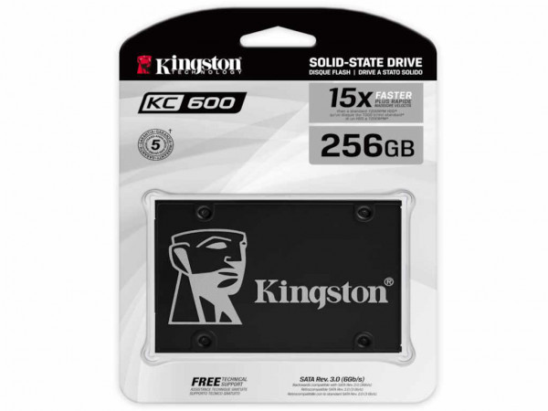 SSD KINGSTON KC600 256GB 2.5'' SATA 3 crna