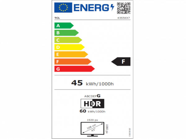 Televizor TCL 43S5KQLED43''FullHD60HzAndroid TVcrna