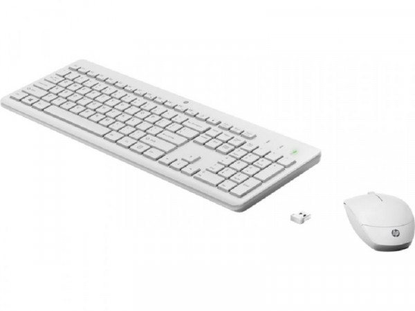HP 230 bežični set Tastatura+miš / US/ 3L1F0AA/ bela