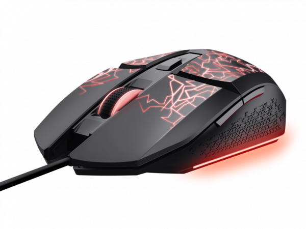 Miš TRUST GXT113 FELOX LED GAMINGcrna