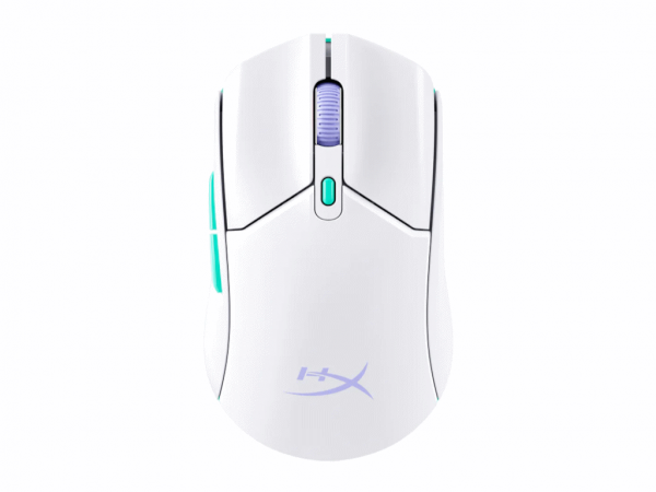 Miš HyperX Pulsefire Haste 2 Core Wls WhtGrnPurGamingbela