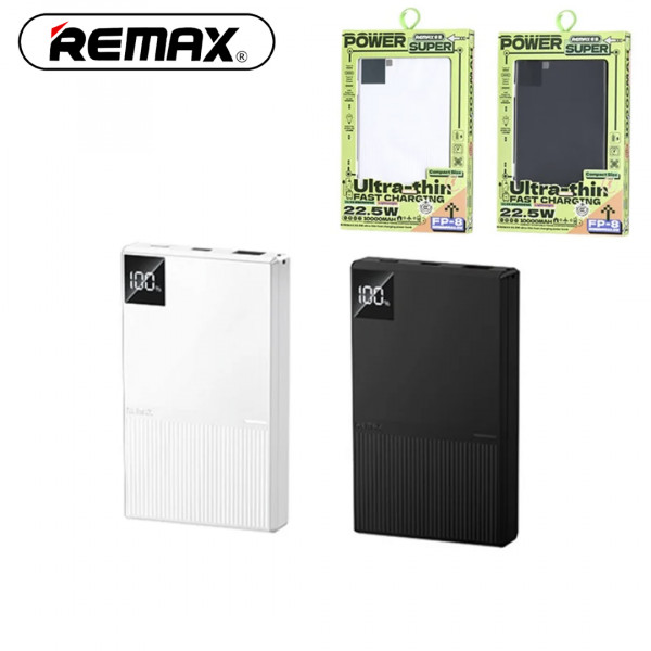 REMAX FP-8 22.5W Ultra-thin fast charging power bank 10000mAh(black)