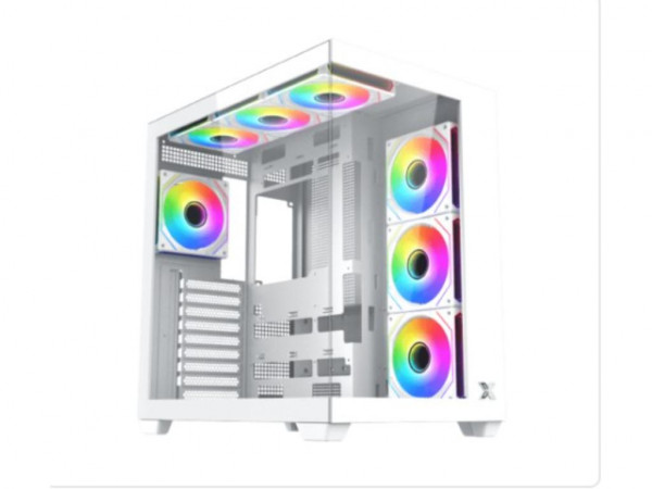 Kucište XIGMATEK Aqua V Air Arctic GamingATXMicro ATXMini ITXARGBbez napajanjabela