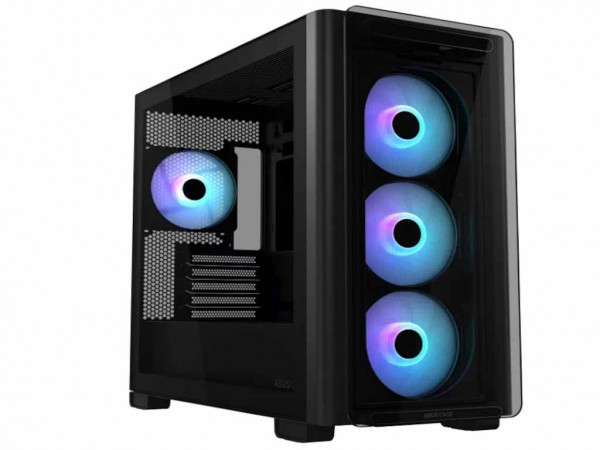 Kucište ASUS A23 PLUS TG ARGBMicro-ATXMini-ITXkaljeno staklobez napajanjacrna