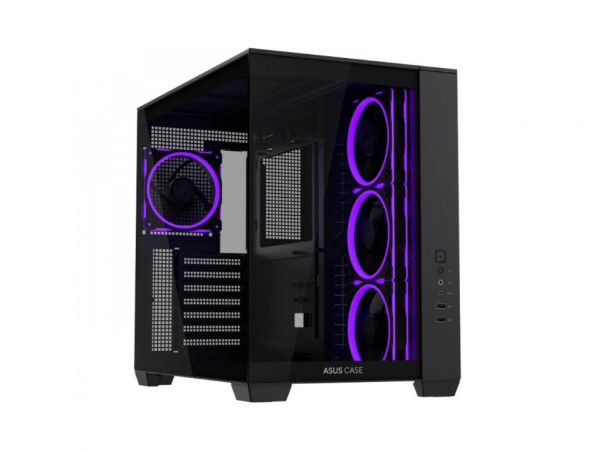 Kucište ASUS A32 PLUS TG ARGB Midi TowerATXMicro ATXMini ITXbez napajanjacrna